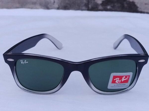 Polarized UV sunglasses for men with stylish black frame
