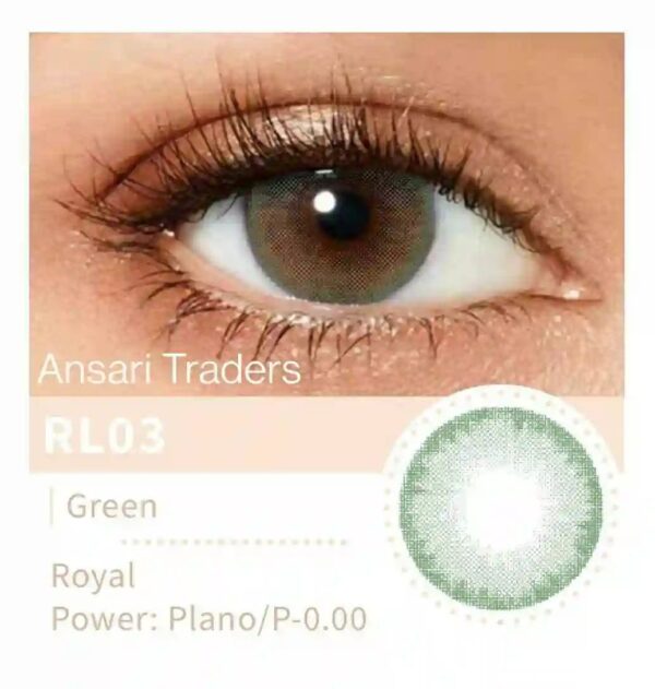 RL04 Royal Brown Plano Women Contact Lenses for Girls - Image 3