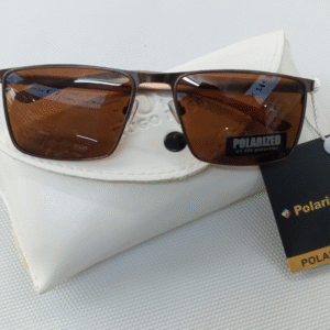 Stylish Polarized UV400 Sunglasses for Men - Brown