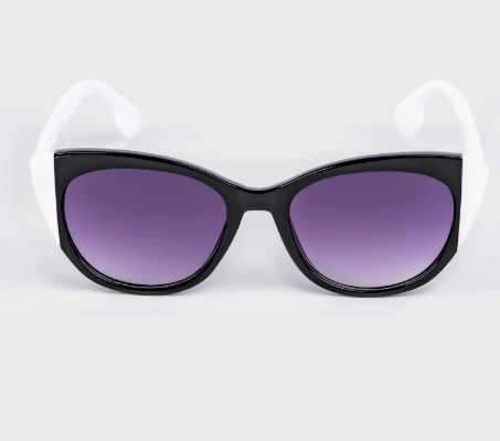 Stylish Butterfly Sunglasses with Purple Gradient Lenses for women