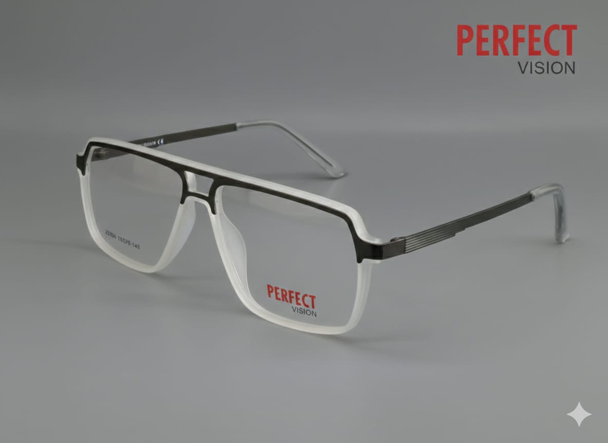 Buy Full Frame Grey Blue Eyeglasses for Men & Boys | Durable & Stylish Quality Frames - Image 6